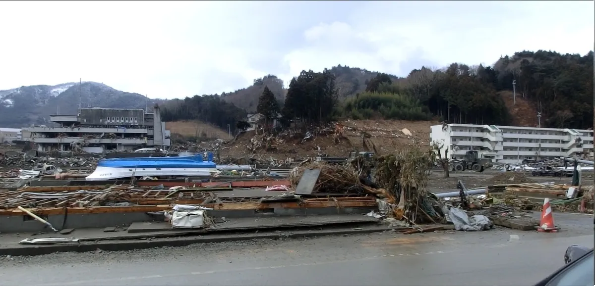 2011年3月26日 弊社代表 木村正清撮影 女川町役場付近